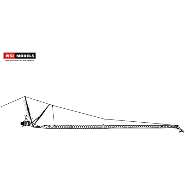 Luffing Fly Jib for Liebherr LTM 1500-8.1 Black RAL9005 - John Ayrey Die  Casts